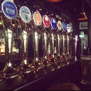 Trinity College pub proved to be more than a healthy selection of brews.